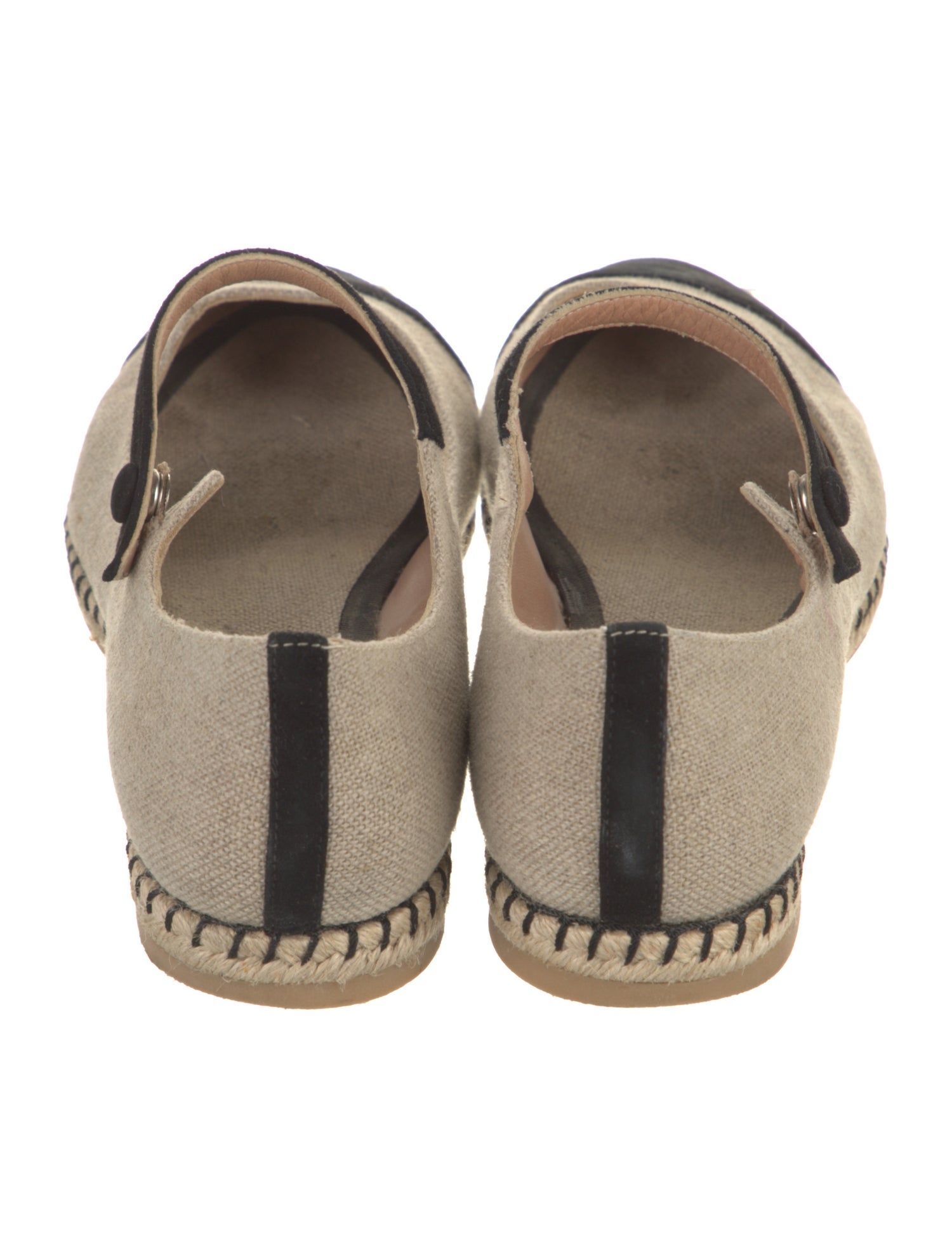 Tabitha Simmons Canvas Colorblock Pattern Espadrilles